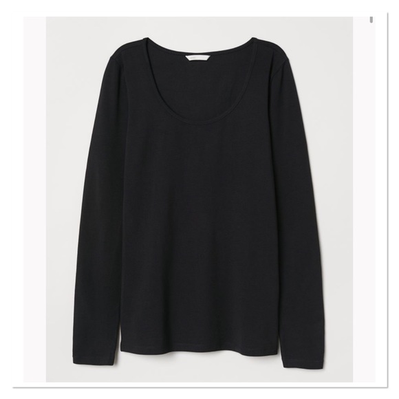 H&M Long Sleeved Jersey Top 🆕 - Picture 2 of 4